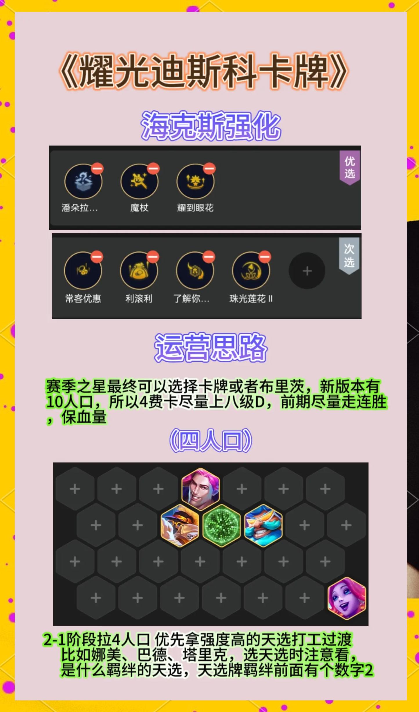 包含jiuyou.com:云顶之弈中阵容优化的实战经验，玩家需知的词条